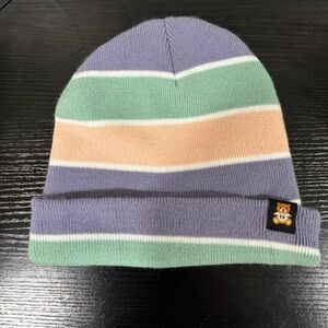 Teddy Fresh Pastel Stripped Beanie